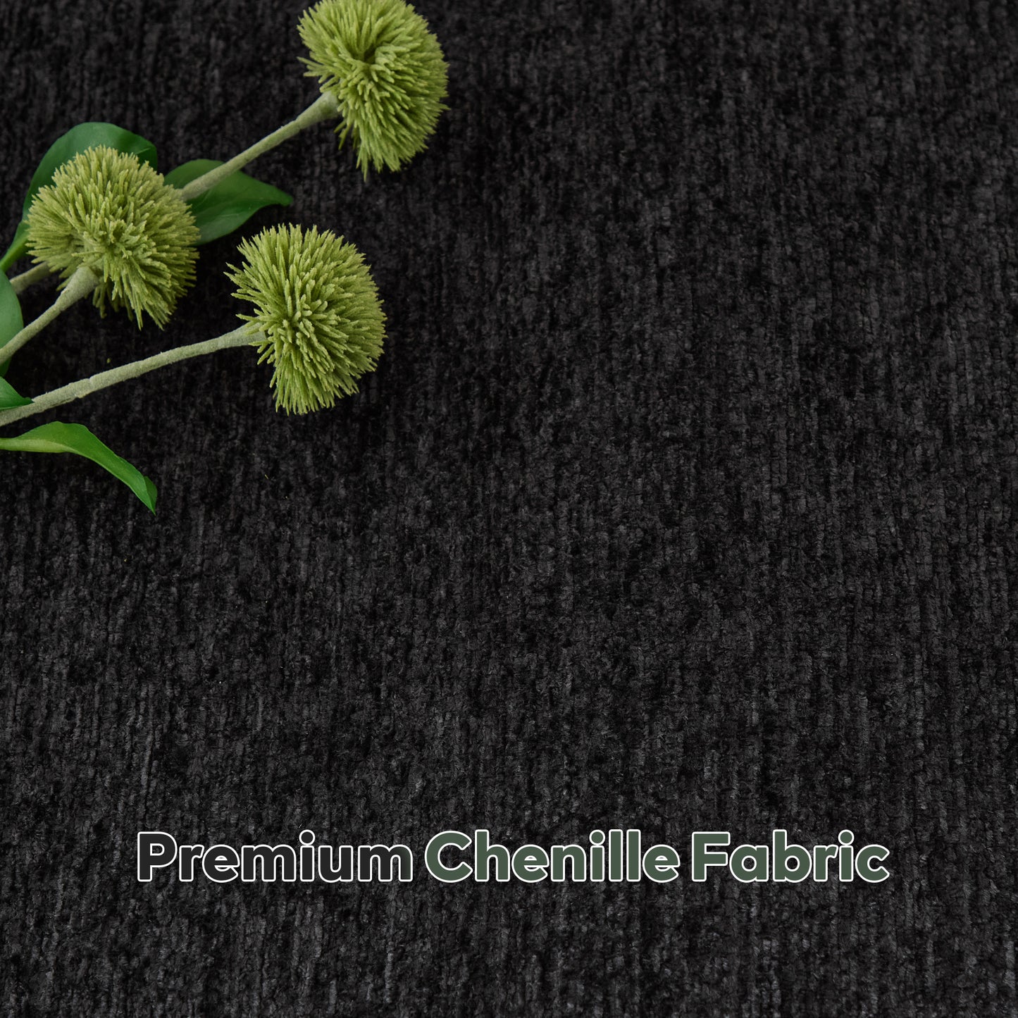 STHOUYN 145” Modern Black U Shape Sectional Couches for Living Room, Black Modular Cloud Sofa Boneless Couch with Ottoman, Comfy Big Oversized Corner Couch (Black, 4 Seater + 2 Ottoman)