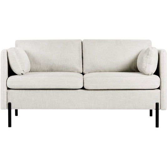 Coewske 54" Upholstered Modern Loveseat, 2 Seats Sofa Chair, Small Couch for Living Room, Bedroom, Office, Apartment, Light Beige